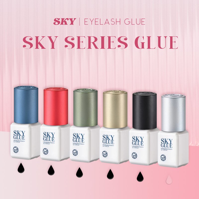 SKY Glue Series for False Eyelash Extension Professional Quick Drying Eyelashes Adhesive Original Korea Makeup Tools